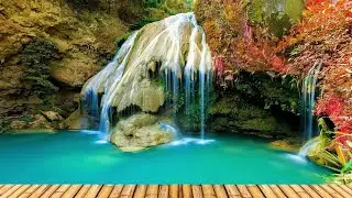 Dreamy Turquoise Waterfall &bull; 10 Hours &bull; 💦 &bull; Ultimate Relaxation &bull; No Mid-Roll Ads &bull; Deep Sleep 2025