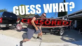 Decals Day - Finally Named Boat 