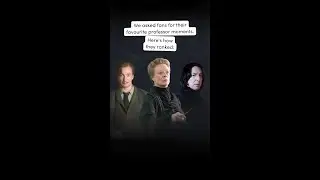 Your favourite professor moments #HarryPotter #MinervaMcGonagall #RemusLupin #SeverusSnape