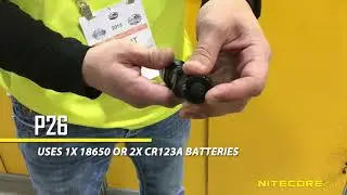 SHOT Show 2018 NITECORE P26 1000 Lumen Flashlight