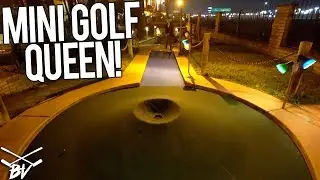 HOW ARE YOU MAKING THESE MINI GOLF SHOTS?! - LUCKY MINI GOLF HOLE IN ONES AND MORE!