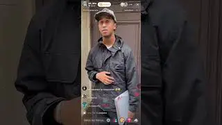 Live Tiktok Rebroadcast BH BKO looking for a work-study program in BTS NDRC in the streets of Paris