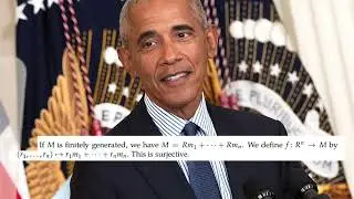 Obama, Trump and Biden discuss the structure theorem for finitely generated modules