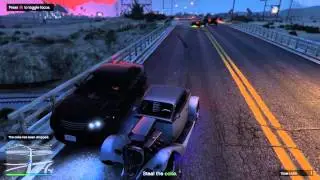 Grand Theft Auto V Droffy bridge tumble