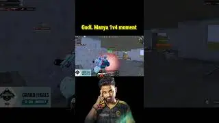 Manya 1v4 🔥⏳️ #snax #godlike #jonathangaming #neyo #bgmi #soul #s8ul #scout #payal