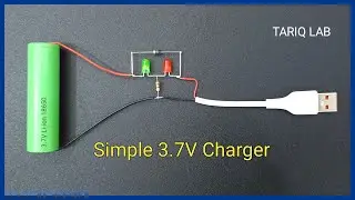 How To Make 3.7V Battery Charger With Indicator