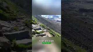 D&eacute;couverte incroyable d'un glacier ancien et ses dangers #shorts