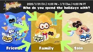 [Splatoon 3] Winterfest Team Family 2026 Edition in 4K
