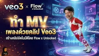🎵 ทำ MV เพลงจาก Suno ด้วย Veo3 โดยใช้ Flow X Unlocked