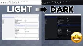 How to change to DARK MODE in ROBLOX STUDIO [TUTORIAL] #robloxstudiotutorial #robloxstudio
