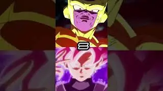 True Golden Frieza vs SSJR Goku Black