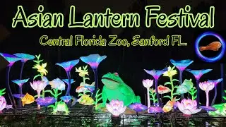 Asian Lantern Festival 2025 (at Central Florida Zoo in Sanford, Florida). 
