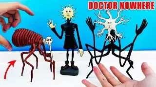 ДОКТОР НОУВЕР 💀 МОНСТРЫ: Долговязый бонсай, Блоха, и Джеппи Джозерс от Doctor Nowhere 👍 Лепка ОК