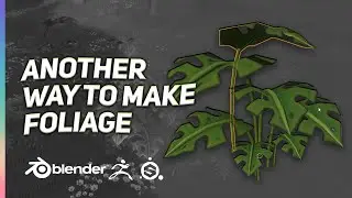 Substance Painter, Zbrush and Blender Tutorial: Another method to make FOLIAGE | PILOTO 3D ART