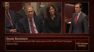Senator Gianaris Speech on the 50th Anniversary of the Mets World Series Championship
