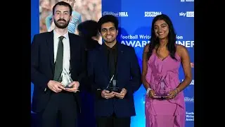 FWA 2024 Student award winners Tom Chambers, Aayush Majumdar and Reshma Rao
