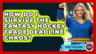 How Do I Survive The Fantasy Hockey Trade Deadline Chaos? - Hockey Fan Network