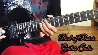 Bed of Roses - Bon Jovi | Guitar solo tutorial | Slow approach with TAB!