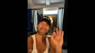 Russ Hanneman aka Chris Diamantopoulos gives me a pep talk on getting in the Tres Comas club