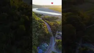 Sunset road Sarrat Ilocos Norte Philippines drone view #drone #sunset  #ayatfromsarrat #philippines