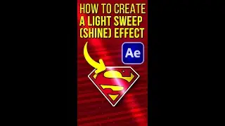How To Create A Light Sweep (Shine) Effect In ADOBE AFTEREFFECTS #animation #logoanimation #2d #ae