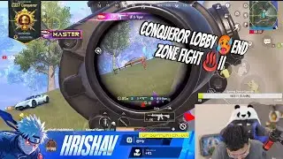 CONQUEROR LOBBY 🥵END ZONE FIGHT ♨️|| OP M4 16 SPRAY|| HYDRA HRISHAV #youtube #trending @HYDRAHRISHAV