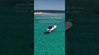 Going to Ibiza? Take note of these must see Beaches.. 📝 #ibiza #yachtlife #yachtrental #yacht