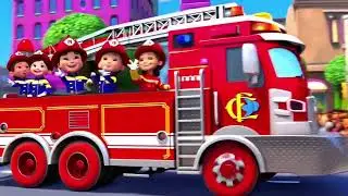 Fire Truck Song for Kids 🚒🔥 | Firefighter Rescue & Safety Song | Learn About Firefighters!