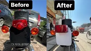 Bullet back light change || old look🔥|| bs6 || Royal Enfield ❤️