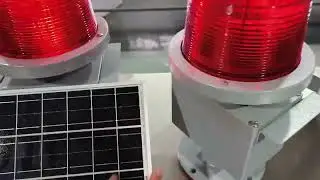 Mediun Intensity Solar Aviation Obstruction Lights #aviation #aircraft