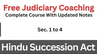 Hindu Succession Act Section 1&ndash;4 | Short Title, Extent, Application, Definitions & Interpretation