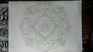 Hand-Drawn Mandala on A3 | Full Real-Time Pencil Process