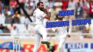 Mohammed Shami DESTROYS Stumps With Perfect Bowling | Best Bowled Wickets