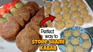How to store Shami Kebab in Freezer? | Right way to store shami kabab at home | Hadia Shafaq
