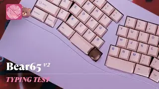 Bear 65 v2 | Kailh midnight on FR4 plate