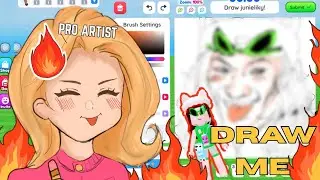 Троллинг в Roblox Draw Me вышел из-под контроля!!💀😭(БЕЗ СОЖАЛЕНИЙ)