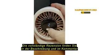 Produktbewertung: Diveblues USB Turbo Table Fan, Ultra Quiet Mini Fan, Powerful Wind, LED Display, 5