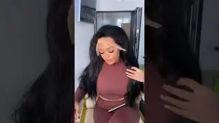 High Density 250% Natural Black Transparent Lace Frontal Wig Body Wave / Wiginstall /Yoowigs