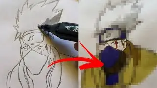 Drawing Kakashi full body || #animedrawing  #naruto #itachi #madara #anime #shorts