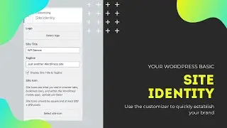WordPress Quick Tip: Setting your basic site identity in WordPress