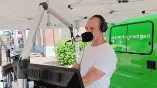 Herman Zielhuis  op LocoFM.  Broekermarkt Oldebroek (woensdag 2-7-2025)