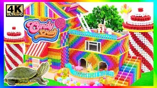 105 Days Building Candy Crush Factory For My Hamster and Turtle