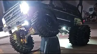 Xhausted is live! trx4 crawling before snow course obstacles rock traxxas rc