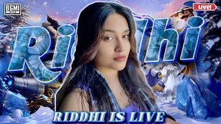 Is Janam Me Channel Monetize hoga?🥲 | Riddhi Is Live | Bgmi Live🥴 #girlgamer #bgmi #gaming