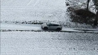 Schnee und Eis am Berg - Schafft der Kia EV6 den Anstieg oder geht&acute;s in den Graben? | E-Auto
