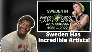 AMERICAN REACTS TO Sweden in Eurovision Song Contest (1958-2022)
