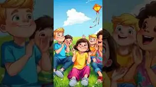 Kite vs Helicopter | Fun & Inspirational Short Story 🌈✈️#aistory #shortstory #shorts