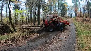AGT 835 forest skidder#Husqvarna 562#tezba dreva#Gopro hero 6