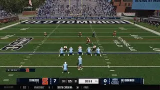 PTFL2025 Season, Week 6 - Syracuse (3-2) @ Old Dominion (CPU)