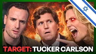 Israel Shill Goes INSANE On Tucker Carlson Over Israel